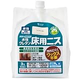 カンペハピオ 水性ウレタン床用ニス 3分つやとうめい 3L