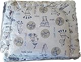 BlueberryShop Reversible Minky Cotton Pram Crib Moses 2pc Set Quilt & Pillow (29.5" x 25.5") ( 0-12 