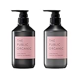 ザ パブリック オーガニック シャンプー トリートメント セット［ダメージ補修シリーズ］【スーパー ポジティブ】 480mL + 480mL アミノ酸 アロマ 精油 無添加 ヘアケア ノンシリコン 日本製