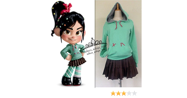 Amazon コスプレ衣装 シュガーラッシュ ヴァネロペ 飾り オーダーサイズ可能 クリスマス ハロウィン イベント仮装 コスチューム コスプレ 仮装 通販