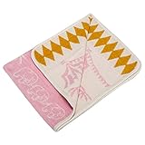 クリッパン KLIPPAN コットン シュニール ブランケット 2550-03 エレファントサーカス／ピンク 70x90cm Cotton Chenille Blankets ひざ掛け 毛布 オフィス