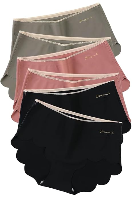 Amazon.co.jp: [Sleepeach] ショーツ レディース シームレス 6枚セット 速乾サラサラショーツ白色made by noa製