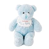 【刺繍名入れ無料/注文から7営業日以内で発送】UNIPAK ユニパック 名入れテディベア ブルー up0009-01