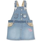 ベビードール ヒョウ柄切替デニムジャンパースカート 子供服 110cm デニム