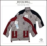 小さな騎兵隊背中のロゴが格好いい切り替えしジャケット（ウインドブレーカー）（濠Du)ネイビー（上）85ｃｍ