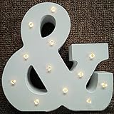 xinhuaya LED木製文字ライトと数字3d木製アルファベット壁Signウェディング誕生日パーティーホームオフィスの装飾
