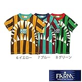 【SiShuNon/FARM】ファーム　シャーク サメ 半袖Tシャツ 140 6 イエロー