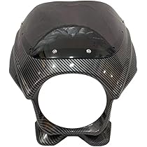 汎用ビキニカウル用　カーボン製スクリーン　新品 Amazon | ビキニカウル スクリーン付き ホンダ用 適合車種