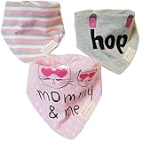 ベビー 三角 バンダナ スタイ よだれかけ 綿100％ (3枚組セット) 16