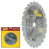 IVY Classic 36175 Ripcross 5-1/2-Inch 24 Tooth Thin Kerf Carbide Circular Saw Blade with 5/8-inch, 1