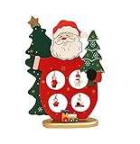 木製のサンタクロースデコレーションクリエイティブクリスマスオーナメント