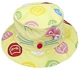 GEMVIE ベビー用ハット つば広 赤ちゃんキャップ サファリハット キッズ 帽子 子供 猫姫 女の子 可愛い おしゃれ UVカット 日よけ 日焼け止め イエロー