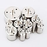 超硬 ダイヤモンド コアビット ドリル ホールソー インパクト電着 カッター 切削 陶器 大理石 ガラス タイル など 穴あけ 6-50MM 15本のセット