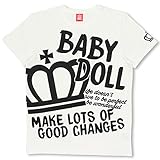 ベビードール メッセージTシャツ 男女兼用 XL ホワイト
