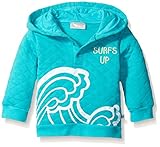 Rosie Pope Baby Boys' Surfs up Hoodie Turquoise 24M [並行輸入品]