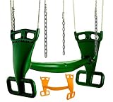 Horse GlidersまたはスイングGlider with成形プラスチックBack to Back s-51r ( Roped ) W / 2つPassenger機能 S-51