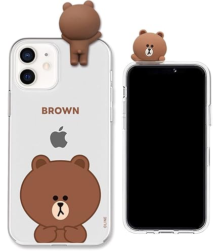 Amazon.co.jp: LINE FRIENDS iPhone 12 mini ケース [ 公式ライセンス