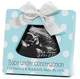 Dicksons Baby Under Construction Photo Frame, Blue by Dicksons [並行輸入品]