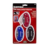Sheffield 3 Piece Folding Lockback Utility Knife [並行輸入品]