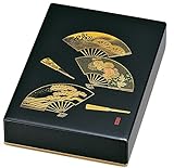 中谷兄弟商会 山中漆器 11.0加伏文庫 黒 瑞泉33-4407 -