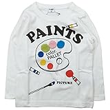 《春夏対応》 CHEEK ROOM(チイクルーム)  製品洗い加工済み42/2天竺パレット長袖Tシャツ 95cm/OW NO.B-470202