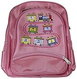 Hebrew Letters Aleph-Bet Train Child's School Bag Backpack (Pink) [並行輸入品]
