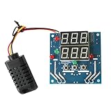 【ノーブランド品】 温度　湿度コントローラボード　モジュール　AC/DC 12V　摂氏と華氏の切り替え　モジュールリレー