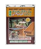 ガーデニング用品 着色 便利 塗装用品 ガーデニング木部用塗料 油性デッキ＆ラティス 3.2L 02・けやき