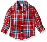 Gymboree Baby Big Boys' Red and Blue Poplin Shirt Multi 6-12 [並行輸入品]