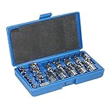 KKmoon 29個入り トルクスビットソケットセットクロムバナジウム鋼 1/4 インチ 3/8インチ＆1/2インチドライバー 修理工具キット 収納ケース付き