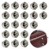 スタッズ 底鋲【12mm 20個セット】カシメ レザークラフト金具 カシメ金具 バッグ カバン 修理 レザークラフト ネジ式 台形型 シルバー ハンドメイド DIY 飾り