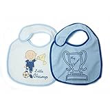 サッカーボーイマジックテープスタイ(よだれかけ)2枚セット男の子用 (ワンサイズ) (ブルー)