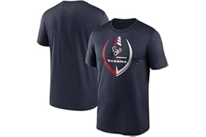 NFL メンズ レディース 半袖 Tシャツ 夏 プリント トップス ヒューストン・テキサンズ フットボール トレーニング ジャージ ラウンドネック カジュアル トップス
