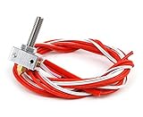 12V 押出機セット RepRap Prusa I3 3Dプリンター 0.4mmノズル 組立済のヒートケーブル サーミスタ