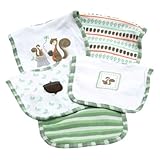 Piccolo Bambino Cotton Bib, Cream, 5-Count (Discontinued by Manufacturer) by Piccolo Bambino [並行輸入品]