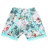 Domybest　ベビー服　女の子　ショートパンツ ズボン　短パン　花柄　春夏 カジュアル お出かけ 出産祝い (70（0-1歳）, ブルー)