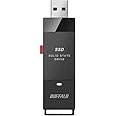 バッファロー SSD 外付け 250GB USB3.2 Gen1 読込速度430MB/秒 PS5/PS4メーカー動作確認済 コンパクト 超小型 ブラック SSD-PUT250U3BC/N