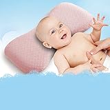 ベビー 枕 赤ちゃん 枕 新生児 斜頭改善 寝姿を矯正 ふわふわ 通気性良好 汗取り 頭の形を守る 快眠 綿100% スリーピングピロー 布団 月齢0-24ヶ月 男女兼用