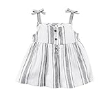 Carter 'sベビー女の子ストライプネクタイタンク カラー: ホワイト