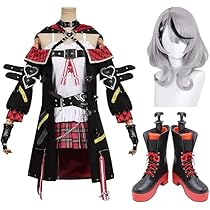 Amazon.co.jp: コスプレ衣装＋ウィッグ＋靴 沙花叉クロヱ さか