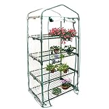 温室カバー Sorliva 花植物ガーデニング 69×49×160cm ガーデング リーンハウスミニポータブル 屋外温暖 温室ホット