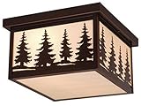 Vaxcel OF33412BBZ Yosemite 12-Inch Outdoor Ceiling Light, Burnished Bronze by Vaxcel
