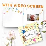 Sweet Littleベビーカードwithビデオ画面|ベビーメモリーブック、ベビーギフト、赤ちゃんのためのギフト、モダンBaby Book | 4.3 " LCD画面
