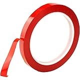 Amazon ラインテープ カッティングシート 車 バイク 用 耐水 テープ 防水 シール 赤 色 幅 3mm 66m ステッカー デカール 車 バイク