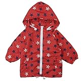 【オールシーズン】 POSTAR(ポスター) 星柄ウインドブレーカー 90cm/RED NO.P-6611-16