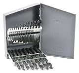 Forney 20218 Drill Set, HSS Fractional Jobber Length, 21-Piece [並行輸入品]