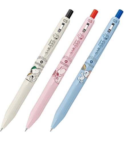 Amazon | ゼブラ 限定 スヌーピー サラサクリップ ゲルボールペン 0.5