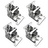 ＤＩＹ 折りたたみ脚 4個セット 折れ脚用 脚金物 折れ脚 テーブル 折りたたみ 折り畳み 折畳 折れ足金具 折れ脚金具 簡単 取り換え