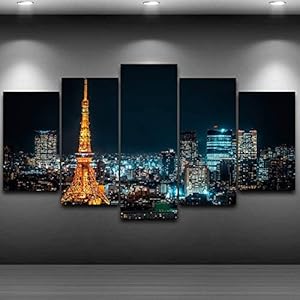 アートパネル ポスター アートフレーム 壁掛け 現代 風景 写真 絵画 キャンバス アートパネル インテリア 和風 モダン 風景 和紙 現代 インテリア 北欧風 特大 ジョーカー 東京タワー東京夜景東京タワー東京夜景 ワンピース ホームデコレーション Geartics