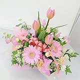 チューリップを使ったかわいいアレンジメント スプリングミックス フラワーアレンジメント エーデルワイス 花工房